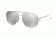 Prada PS53SS Single Vision Prescription Sunglasses PS53SS-QFP2B0-59 - Lens Diameter 59 mm, Frame Color Silver Rubber