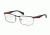 Prada PS54FV Eyeglass Frames QFP1O1-53 - Black/steel Rubber Frame