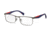 Prada PS54FV Eyeglass Frames UR41O1-53 - Brown Rubber Frame