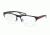 Prada PS55FV Eyeglass Frames TFY1O1-56 - Top Blue Rubber On Gunmetal Frame