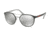 Prada PS55SS Progressive Prescription Sunglasses PS55SS-VIM2B0-53 - Lens Diameter 53 mm, Frame Color Dark Grey/light Grey