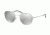 Prada PS56SS Sunglasses 1AP2B0-53 - Matte Silver Frame, Light Grey Mirror Silver Lenses