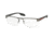 Prada PS57EV Eyeglass Frames DG11O1-53 - Gunmetal Rubber Frame