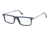 Prada RED FEATHER PS03EV Eyeglass Frames TFY1O1-51 - Blue Rubber Frame