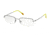 Prada RED FEATHER PS51FV Eyeglass Frames 5AV1O1-53 - Gunmetal Frame