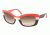 Prada Bifocal Sunglasses PR03NS with Lined Bi-Focal Rx Prescription Lenses PR03NS-DAN6S1-5718 - Lens Diameter: 57 mm, Frame Color: Orange / Ivory / Black