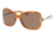 Prada Sunglasses PR28LS 4BW8C1-5817 - Light Havana Frame, Brown Lenses, 58mm Lens Diameter