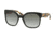 Prada VOICE PR10RS Single Vision Prescription Sunglasses PR10RS-1AB0A7-57 - Lens Diameter 57 mm, Frame Color Black