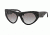 Prada VOICE PR27QS Single Vision Prescription Sunglasses PR27QS-1AB0A7-56 - Lens Diameter 56 mm, Frame Color Black