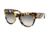 Prada VOICE PR28QS Single Vision Prescription Sunglasses PR28QS-7S00A7-56 - Lens Diameter 56 mm, Frame Color Havana