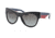 Prada VOICE PR28QS Single Vision Prescription Sunglasses PR28QS-TKE0A7-56 - Lens Diameter 56 mm, Frame Color Black