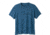 prAna Boulder Heathered Tee - Men's-Aqua Blue-Small