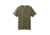 prAna Garrity Short Sleeve Henley Mens, Cargo Green Heather, Medium, M11181406-CGHT-M