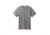 prAna Garrity Short Sleeve Henley Mens, Gravel Heather, Medium, M11181406-GRHT-M