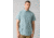 prAna Jaffra Short Sleeve Shirt - Mens, Breeze, Medium, M11191528-BREZ-M