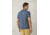 Prana Pacer SS Polo Mens, Equinox Blue, Medium, M13170392-EQBL-M