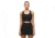 prAna Heavana Racerback Bralette - Womens, Black Heather, S, 2066831-001-S
