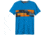 prAna Printed Ridge Tech T-Shirt - Men's -Classic Blue-X-Large