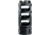 Precision Armament HYPERTAP Ti Muzzle Brake, Titanium-Slim, 6.5mm/.264Cal, 5/8-24, Black, A04814
