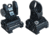 Precision Reflex Flip Up Front/Rear Sight Package w/ Thumb Wheel, Black, 05-28829