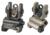 Precision Reflex Flip Up Rear Sights, Black, Flat Dark Earth