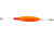 Precision Tackle Cajun Thunder Cigar 3in Weighted Sunglo Orange, 15305