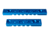 Presma 2 Pcs 5 Slot 1 7 Slot Picatinny Rail Section Kit for M-LOK Style Slots, with Sling Swivel Adapter, Blue, RLMLK2-BL