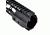 Presma Jackal Series Super Slim Free Float Hand Guard Rail Mount for .223/5.56, Black, 12 in PRJA031