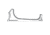 Presma Lightweight Aluminum Hand Stop for M-LOK Slots, Silver, HSML01-S