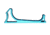 Presma Lightweight Aluminum Hand Stop for M-LOK Slots, Blue, HSML01-B
