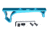 Presma Lightweight Aluminum Hand Stop for M-LOK Slots, Blue, HSML01-B
