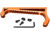 Presma Lightweight Aluminum M-LOK Handstop, Orange, HSML02-OR