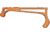Presma Lightweight Aluminum M-LOK Handstop, Orange, HSML02-OR