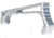 Presma Lightweight Aluminum M-LOK Handstop, Silver, HSML02-S