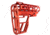 Presma Skeletonized Aluminum 6 Position Stock, Red, AAST22-R