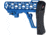 Presma Skeletonized Mil-Spec Stock Assembly, Blue, A25K-BL