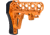 Presma Skeletonized Mil-Spec Stock Assembly, Orange, A25K-O