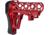 Presma Skeletonized Mil-Spec Stock Assembly, Red, A25K-R