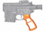 Presma Skeletonized Rear Pistol Grip for AR15, AR-10 LR-308, Orange, GP30-O