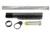 Sniper Commercial Spec 6 Position Aluminum Receiver Extension Tube and Buffer Kit, Black, AS5P01