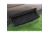 Prest-O-Fit Outrigger Radius Xt Curved RV Step Rug, Black Onyx, 22in, 2-0384