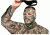 Primos Stretch-Fit Face Mask, 3/4, Cotton, Realtree APG HD, 6737