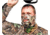 Primos Stretch-Fit Face Mask, 1/2, Realtree APG HD, 6739