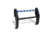 Pro-Gard Industries Black Powder Coated Steel, Standard Push Bumper W/ Intergrated, Two Head, All Blue Led Ions - PB36INT13ION2B