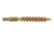 Pro-Shot Pro-Shot Brass Core-Bronze Bristle Pistol Length Bore Brush .22 Caliber, Bronze Bristles w/ Brass Core, 22P