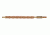Pro-Shot Pro-Shot Brass Core-Bronze Bristle Rifle Length Bore Brush .20 Caliber, Bronze Bristles w/ Brass Core, 20R