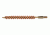 Pro-Shot Pro-Shot Brass Core-Bronze Bristle Rifle Length Bore Brush .25 Caliber, Bronze Bristles w/ Brass Core, 25R