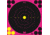 Pro-Shot Splatter Shot 8in Pink Bullseye Target - Peel &amp; Stick - 6 Pack, 8B-PINK-6PK