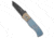 Pro-Tech Knives Emerson Custom CQC-7 Jigged Automatic Folding Knife, 3.25in, Damascus, Tanto Blade, Titanium, Black Handle, Black/Black, 7.875 inch, BHQ-191504