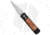 Pro-Tech Knives Godson Automatic Folding Knife, 3.15in, 154CM, Spear Point Blade, Wood, Black/Wood Handle, Dyed Box Elder Burl, Black/Wood/Gray, 7.56 inch, BHQ-68791